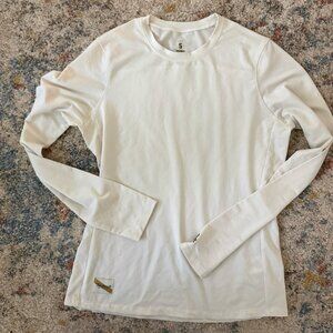 NWOT Tracksmith Session Long Sleeve Ivory Size SMALL